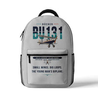 Thumbnail for Bücker Bü 131 Jungmann - 3D Backpack - Original - White