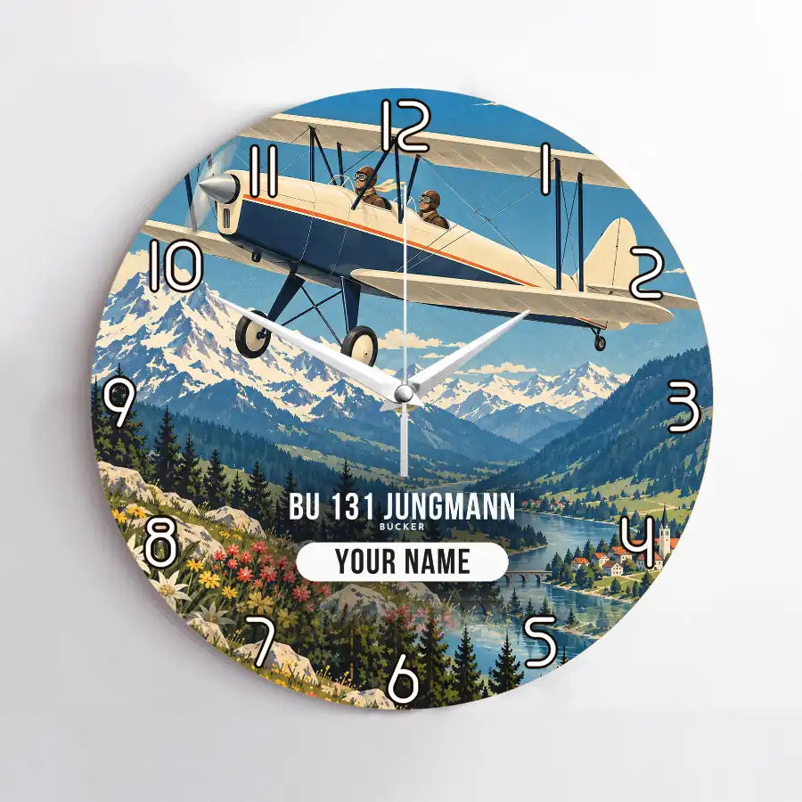 Bücker Bü 131 Jungmann - 3D + Name - No Frame - Full Print