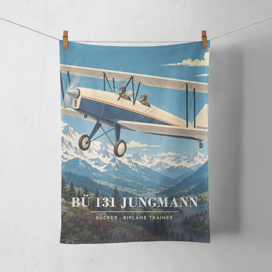 Bücker Bü 131 Jungmann - 3D - Towel - Full Print