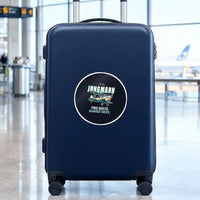 Thumbnail for Bücker Bü 131 Jungmann - Cartoon - Circle Sticker - Suitcase