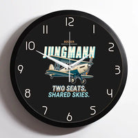 Thumbnail for Bücker Bü 131 Jungmann - Cartoon - Framed - Black