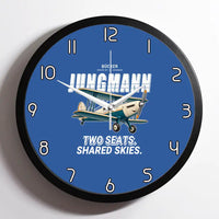 Thumbnail for Bücker Bü 131 Jungmann - Cartoon - Framed - Blue