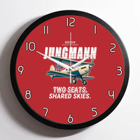 Thumbnail for Bücker Bü 131 Jungmann - Cartoon - Framed - Red