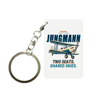 Thumbnail for Bücker Bü 131 Jungmann - Cartoon - Key Chain - White