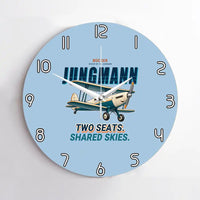 Thumbnail for Bücker Bü 131 Jungmann - Cartoon - No Frame - Light Blue