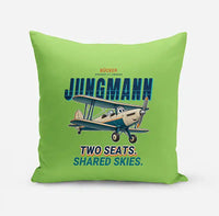 Thumbnail for Bücker Bü 131 Jungmann - Cartoon - Pillow - Light Green