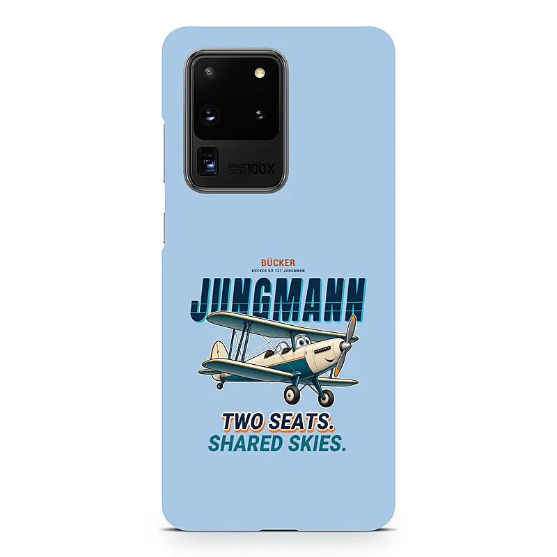Bücker Bü 131 Jungmann - Cartoon - Samsung Case - Light Blue