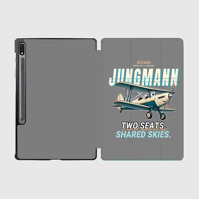Bücker Bü 131 Jungmann - Cartoon - Samsung Tablet - Gray
