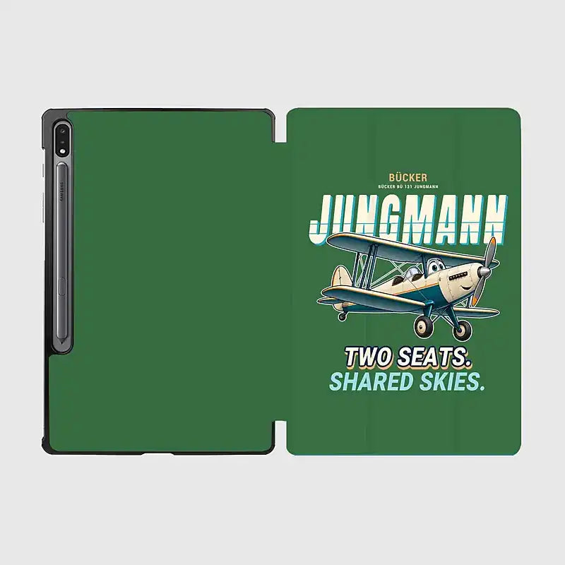 Bücker Bü 131 Jungmann - Cartoon - Samsung Tablet - Green