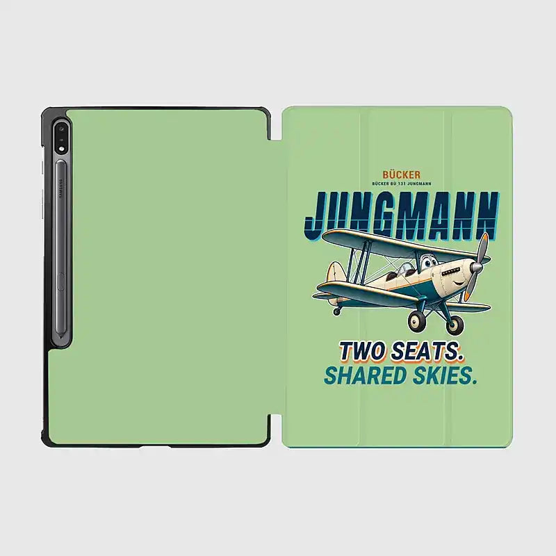 Bücker Bü 131 Jungmann - Cartoon - Samsung Tablet - Light Green