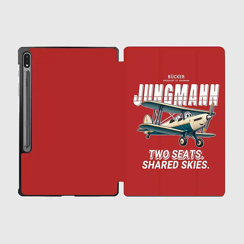 Bücker Bü 131 Jungmann - Cartoon - Samsung Tablet - Red