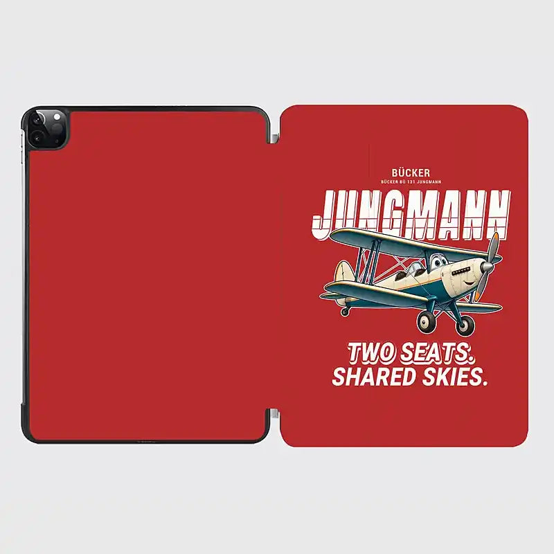 Bücker Bü 131 Jungmann - Cartoon - iPad Case - Red