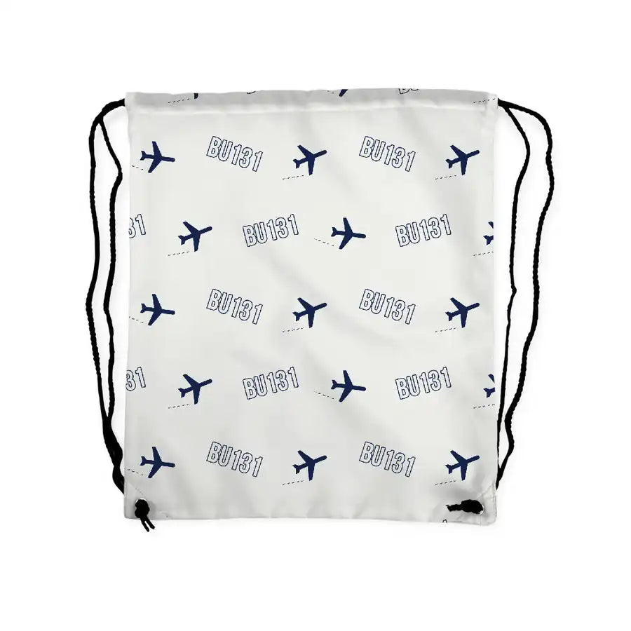 Bücker Bü 131 Jungmann - Drawstring Bag - 3D Pattern - White