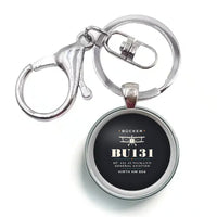 Thumbnail for Bücker Bü 131 Jungmann - Heritage - Circle Key Chain - Black
