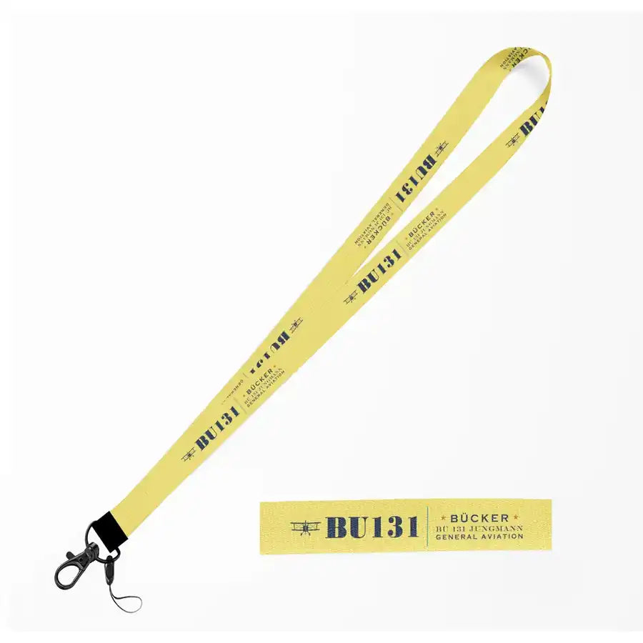 Bücker Bü 131 Jungmann Lanyard & ID Holders lanyard - Heritage - Yellow