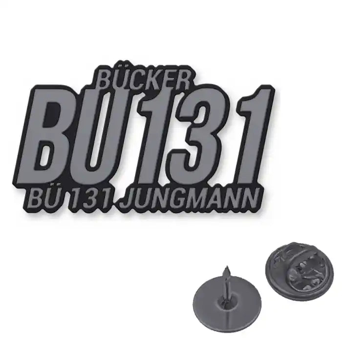 Bücker Bü 131 Jungmann - Hollow Pin - Tag - Black