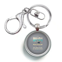 Thumbnail for Bücker Bü 131 Jungmann - Original - Circle Key Chain - Gray