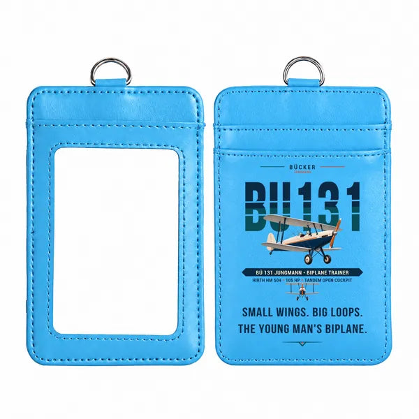 Bücker Bü 131 Jungmann - Original - ID Card Holder - Blue