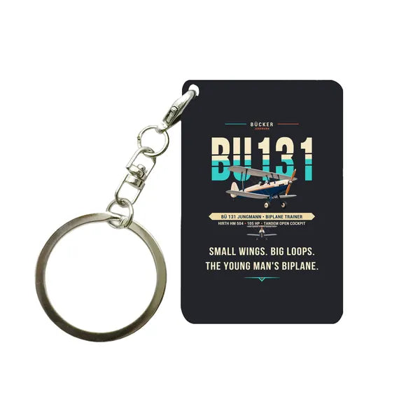 Bücker Bü 131 Jungmann - Original - Key Chain - Black