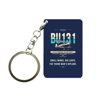 Thumbnail for Bücker Bü 131 Jungmann - Original - Key Chain - Navy Blue