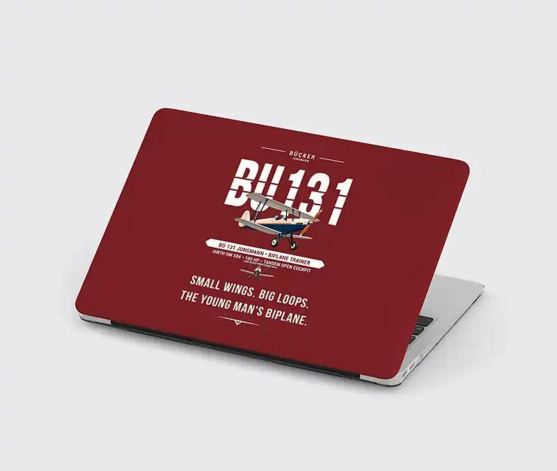 Bücker Bü 131 Jungmann - Original - MacBook Case - Dark Red