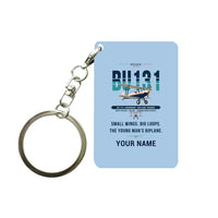 Thumbnail for Bücker Bü 131 Jungmann - Original + Name - Key Chain - Light Blue