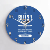 Thumbnail for Bücker Bü 131 Jungmann - Original + Name - No Frame - Blue