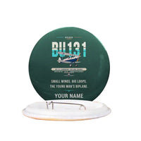 Thumbnail for Bücker Bü 131 Jungmann - Original + Name - Pin - Dark Green