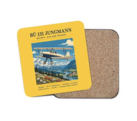 Thumbnail for Bücker Bü 131 Jungmann - Poster - Coaster - Yellow