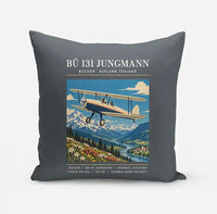 Thumbnail for Bücker Bü 131 Jungmann - Poster - Pillow - Gray