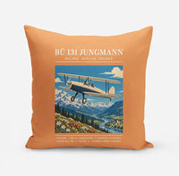 Thumbnail for Bücker Bü 131 Jungmann - Poster - Pillow - Orange