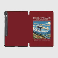 Thumbnail for Bücker Bü 131 Jungmann - Poster - Samsung Tablet - Dark Red