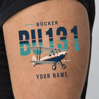 Thumbnail for Bücker Bü 131 Jungmann - Tattoo - Original + Name - Man