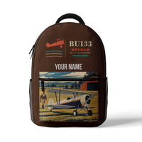 Thumbnail for Bücker Bü 133 Jungmeister - 3D Backpack - Brown + Name