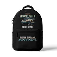 Thumbnail for Bücker Bü 133 Jungmeister - 3D Backpack - Cartoon + Name - Black
