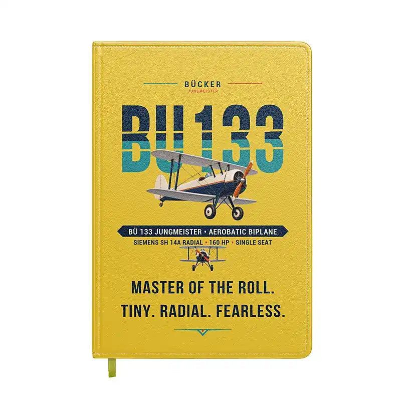 Bücker Bü 133 Jungmeister - Original - Notebook - Yellow