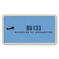 Thumbnail for Bücker Bü 133 Jungmeister Patches - Rectangle - Sky Navy