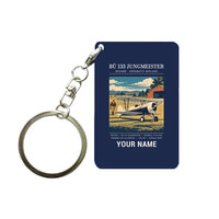 Thumbnail for Bücker Bü 133 Jungmeister - Poster + Name - Key Chain - Navy Blue
