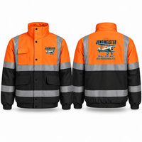 Thumbnail for Bücker Bü 133 Jungmeister Reflective Winter Jackets - Cartoon - Orange & Navy