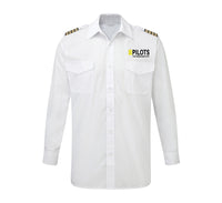 Thumbnail for Pilots They Know How To Fly Designed Long Sleeve Pilot Shirts