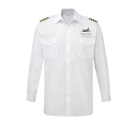 Thumbnail for The Fighting Falcon F16 Designed Long Sleeve Pilot Shirts
