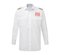 Thumbnail for Remove Before Flight Designed Long Sleeve Pilot Shirts
