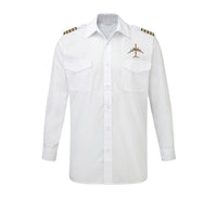 Thumbnail for Colourful Airplane Designed Long Sleeve Pilot Shirts
