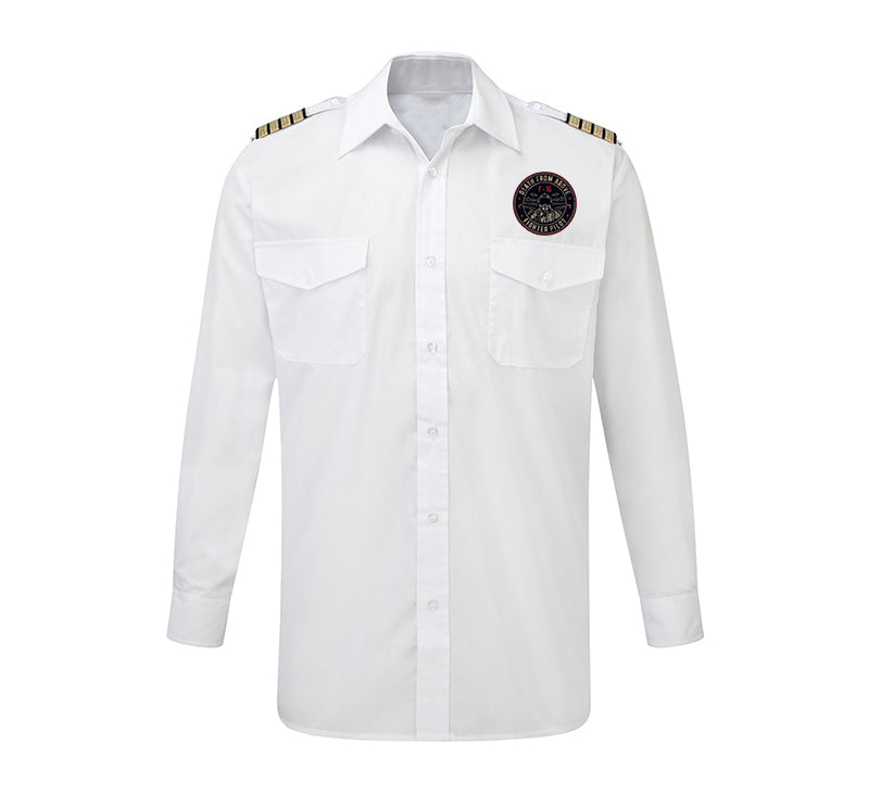 Fighter Jet 16 - Death From Above Designed Long Sleeve Pilot Shirts