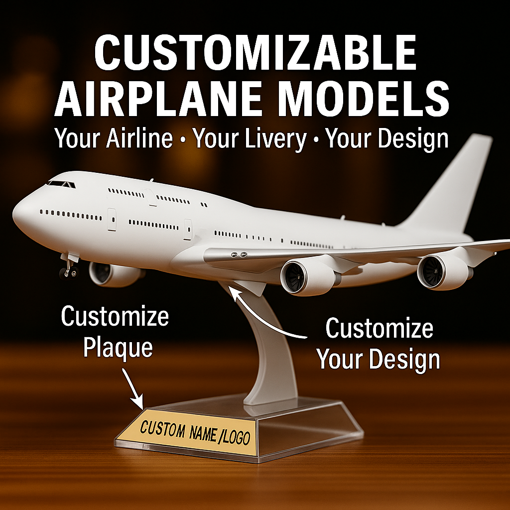 Custom Logo/Livery/Design Boeing 747 Model