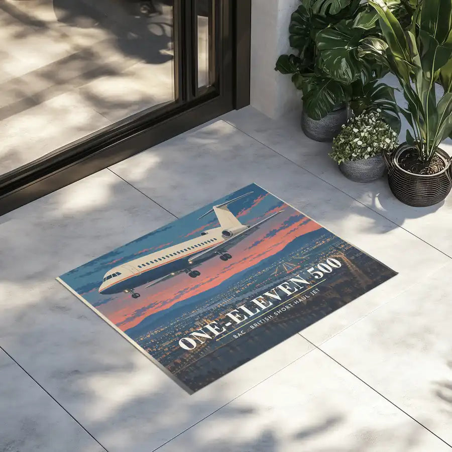 BAC One-Eleven 500 - 3D - Door Mat