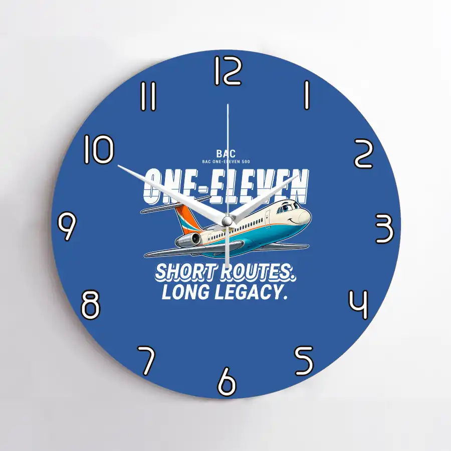 BAC One-Eleven 500 - Cartoon - No Frame - Blue