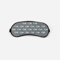 Thumbnail for BAC One-Eleven 500 - Cartoon Pattern - Sleep Mask - Gray