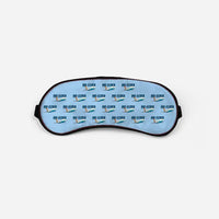 Thumbnail for BAC One-Eleven 500 - Cartoon Pattern - Sleep Mask - Light Blue