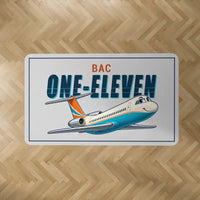 Thumbnail for BAC One-Eleven 500 - Cartoon - Rectangle Carpet - Light Gray